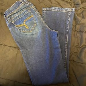 Straight leg jeans